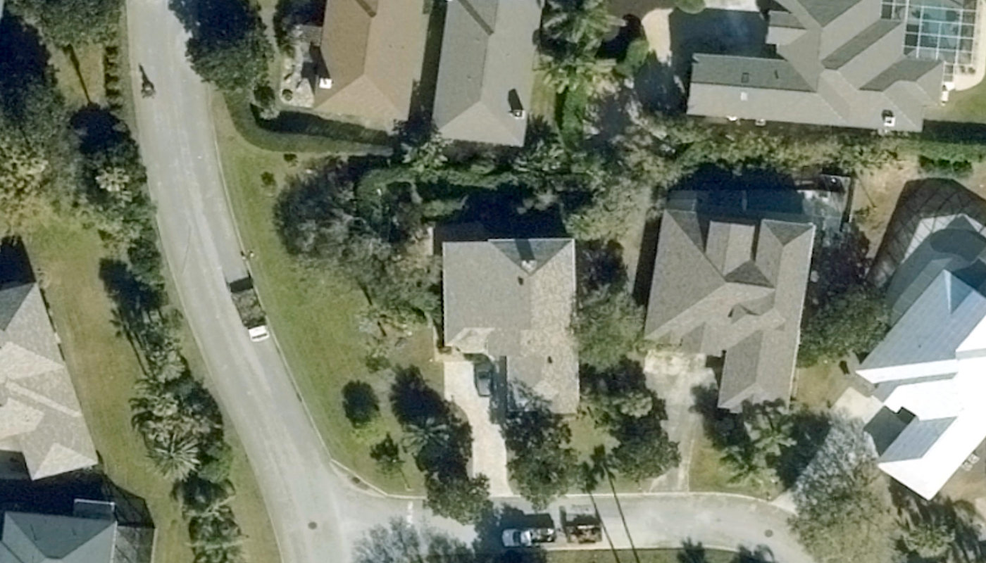 Aerial view centered on 808 Turtle Lake Court